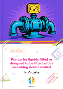 Pumps for liquids fitted or designed to be fitted with a measuring device market in Croatia