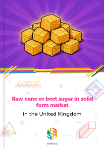 Raw cane or beet sugar in solid form market in the United Kingdom
