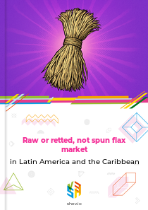 Raw or retted, not spun flax market in Latin America and the Caribbean