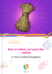 Raw or retted, not spun flax market in the United Kingdom