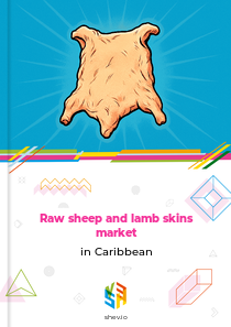Raw sheep and lamb skins market in Caribbean