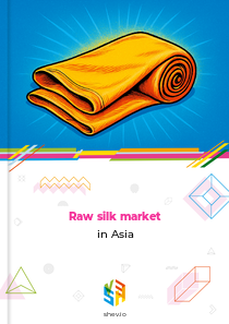 Raw silk market in Asia