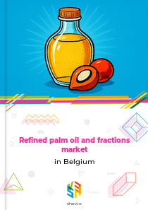 Refined palm oil and fractions market in Belgium