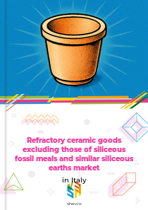 Refractory ceramic goods excluding those of siliceous fossil meals and similar siliceous earths market in Italy