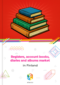Registers, account books, diaries and albums market in Finland