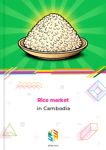 Rice market in Cambodia