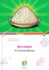 Rice market in Guinea-Bissau