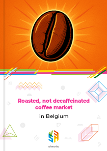 Roasted, not decaffeinated coffee market in Belgium