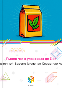 Рынок чая в упаковках до 3 кг в Восточной Европе (включая Северную Азию)