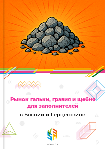 Рынок гальки, гравия и щебня для заполнителей в Боснии и Герцеговине