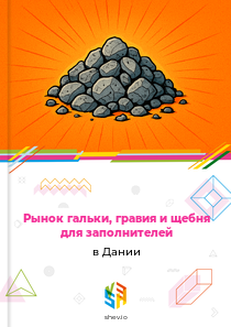 Рынок гальки, гравия и щебня для заполнителей в Дании