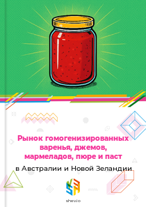 Рынок гомогенизированных варенья, джемов, мармеладов, пюре и паст в Австралии и Новой Зеландии