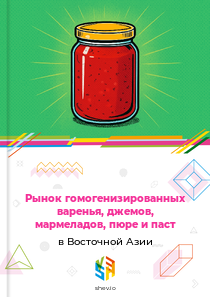 Рынок гомогенизированных варенья, джемов, мармеладов, пюре и паст в Восточной Азии