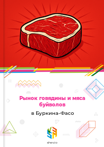 Рынок говядины и мяса буйволов в Буркина-Фасо