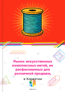 Рынок искусственных комплексных нитей, не расфасованных для розничной продажи, в Хорватии