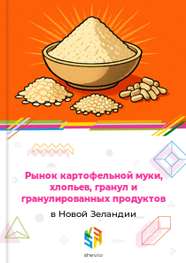 Рынок картофельной муки, хлопьев, гранул и гранулированных продуктов в Новой Зеландии