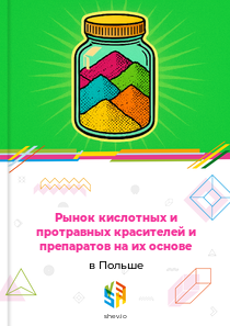 Рынок кислотных и протравных красителей и препаратов на их основе в Польше