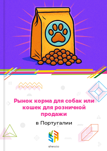 Рынок корма для собак или кошек для розничной продажи в Португалии