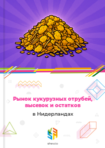 Рынок кукурузных отрубей, высевок и остатков в Нидерландах