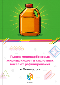 Рынок монокарбоновых жирных кислот и кислотных масел от рафинирования в Финляндии