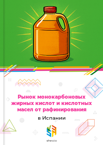 Рынок монокарбоновых жирных кислот и кислотных масел от рафинирования в Испании