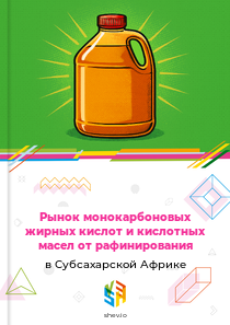 Рынок монокарбоновых жирных кислот и кислотных масел от рафинирования в Субсахарской Африке