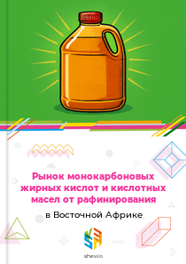 Рынок монокарбоновых жирных кислот и кислотных масел от рафинирования в Восточной Африке