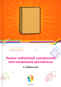 Рынок небелёной сульфатной или натронной целлюлозы в Швеции