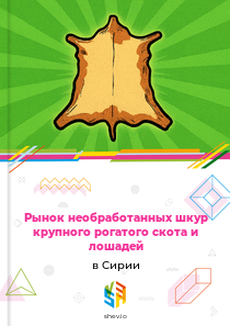 Рынок необработанных шкур крупного рогатого скота и лошадей в Сирии