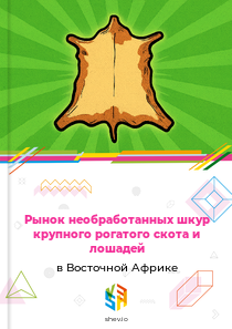 Рынок необработанных шкур крупного рогатого скота и лошадей в Восточной Африке