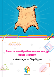 Рынок необработанных шкур овец и ягнят в Антигуа и Барбуде