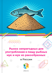 Рынок непригодных для употребления в пищу рыбных мук и мук из ракообразных в России