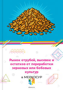 Рынок отрубей, высевок и остатков от переработки зерновых или бобовых культур в МЕРКОСУР