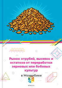 Рынок отрубей, высевок и остатков от переработки зерновых или бобовых культур в Мозамбике