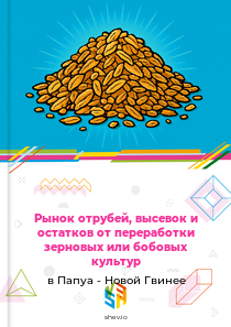 Рынок отрубей, высевок и остатков от переработки зерновых или бобовых культур в Папуа - Новой Гвинее
