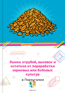 Рынок отрубей, высевок и остатков от переработки зерновых или бобовых культур в Португалии