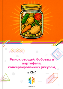 Рынок овощей, бобовых и картофеля, консервированных уксусом, в СНГ