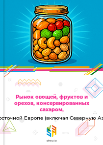 Рынок овощей, фруктов и орехов, консервированных сахаром, в Восточной Европе (включая Северную Азию)
