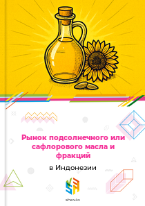 Рынок подсолнечного или сафлорового масла и фракций в Индонезии