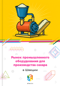 Рынок промышленного оборудования для производства сахара в Швеции