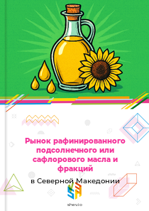 Рынок рафинированного подсолнечного или сафлорового масла и фракций в Северной Македонии