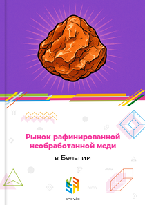 Рынок рафинированной необработанной меди в Бельгии