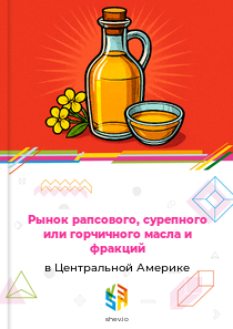 Рынок рапсового, сурепного или горчичного масла и фракций в Центральной Америке