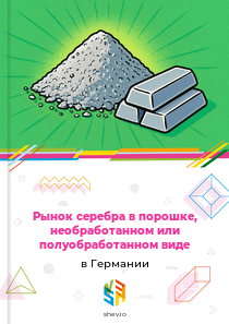 Рынок серебра в порошке, необработанном или полуобработанном виде в Германии