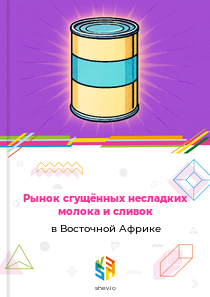 Рынок сгущённых несладких молока и сливок в Восточной Африке