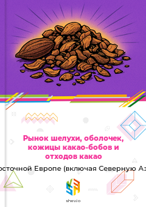 Рынок шелухи, оболочек, кожицы какао-бобов и отходов какао в Восточной Европе (включая Северную Азию)