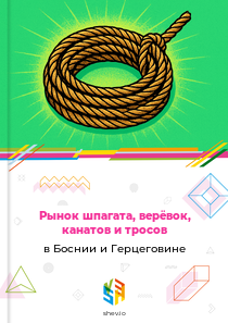 Рынок шпагата, верёвок, канатов и тросов в Боснии и Герцеговине