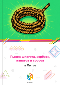 Рынок шпагата, верёвок, канатов и тросов в Литве