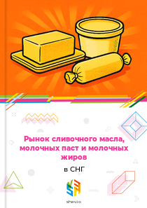 Рынок сливочного масла, молочных паст и молочных жиров в СНГ