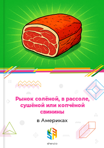 Рынок солёной, в рассоле, сушёной или копчёной свинины в Америках